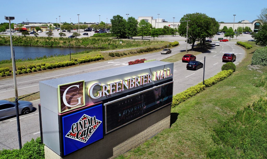 Bulk of Greenbrier Mall to go on the auction block