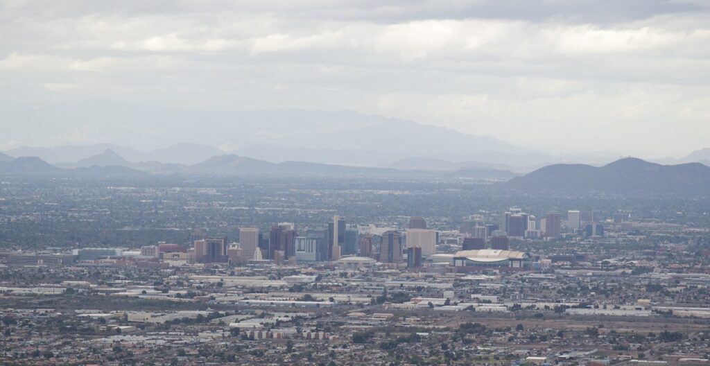 Phoenix air quality is horrible right now but not due to LA wildfires