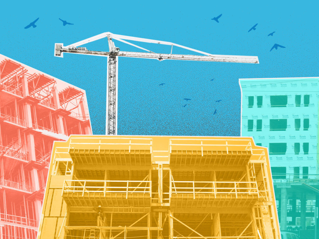 Illustration of Raleigh buildings