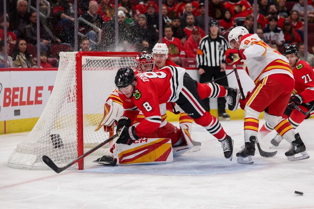 Calgary Flames 5, Chicago Blackhawks 2 on Monday, Jan. 13, 2025