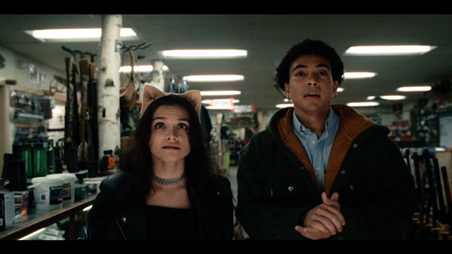 Isabella Jamie as Jenny the Yorkie Werewolf and Jacob Rainer as Chris, the clingy and bumbling vampire. - COURTESY