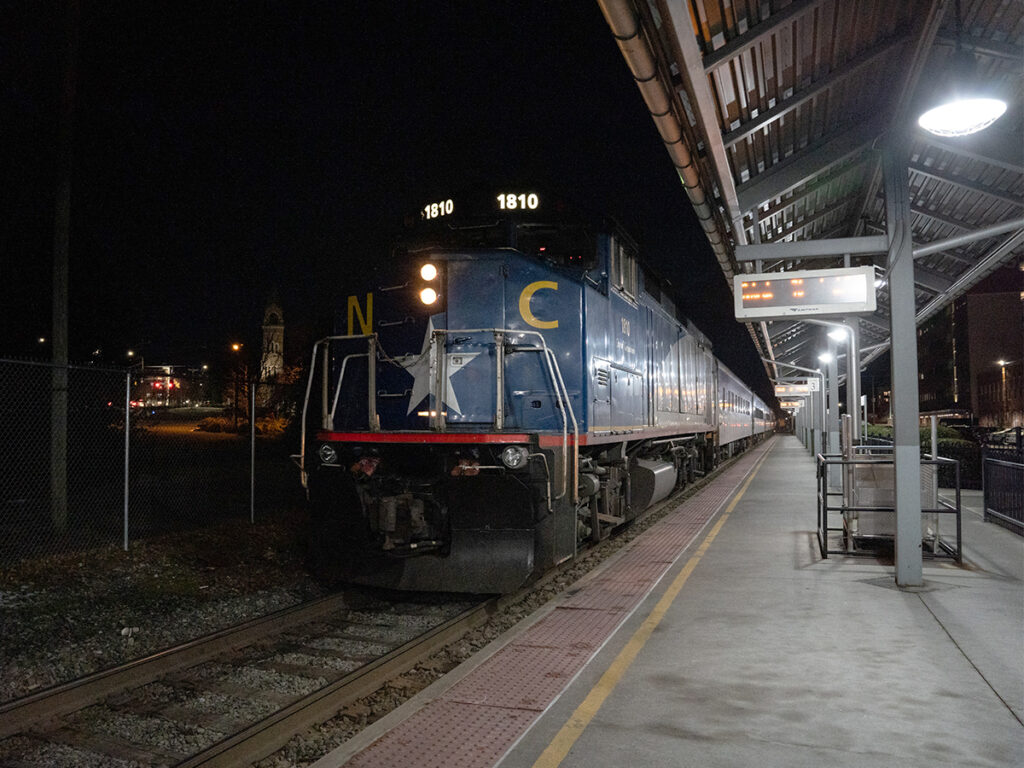 Traveling between Raleigh and Durham on Amtrak