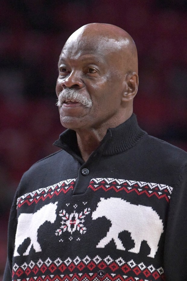 During the halftime of the Maryland game against the University of Nebraska, the Terps honored Billy Jones, retired power forward for Maryland. Jones became the first Black player in the Atlantic Coast Conference in Dec. 1965. (Amy Davis/Staff)