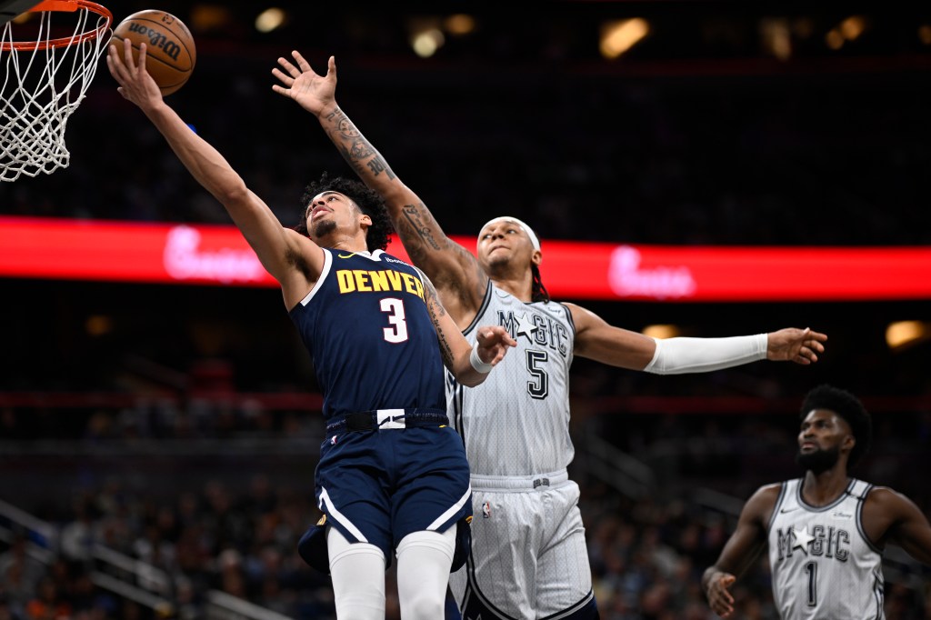 Christian Braun scores 20, Peyton Watson injured as Nuggets beat Magic