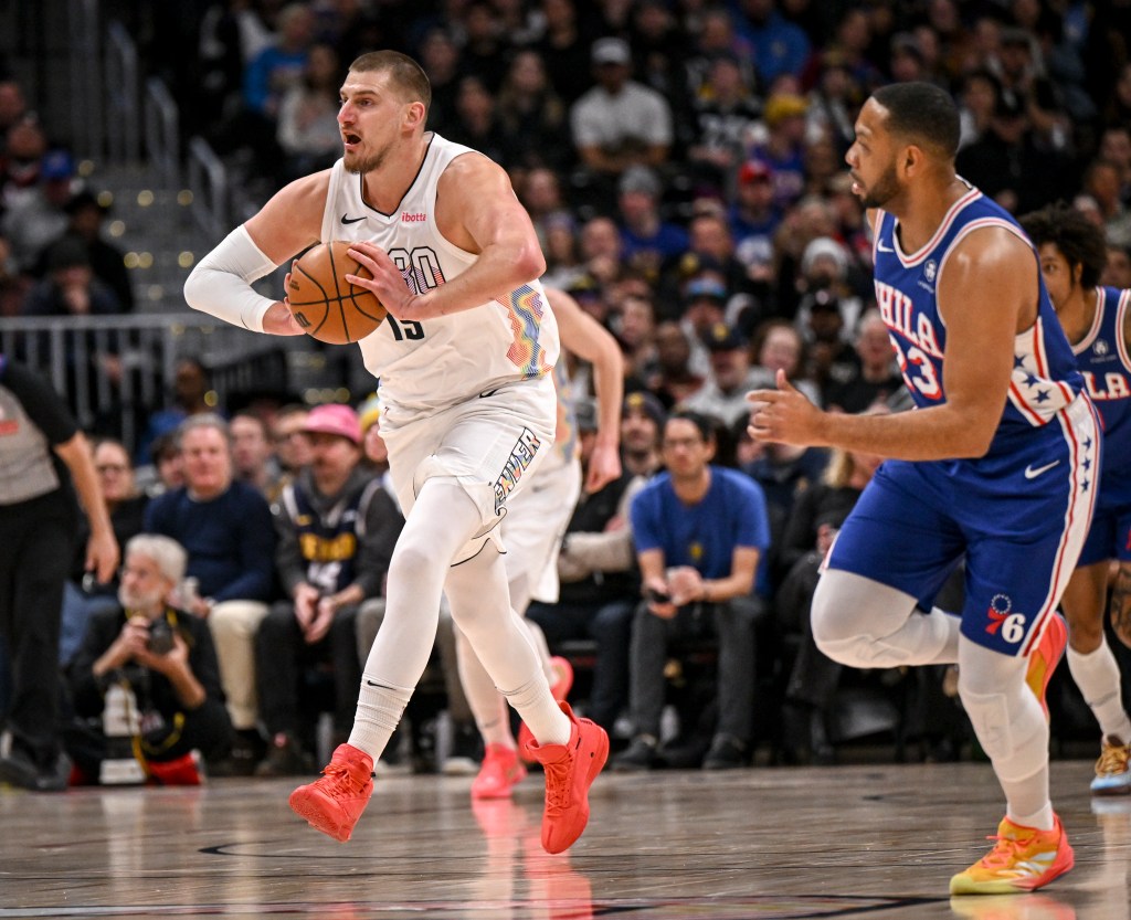 Nuggets' Jokic records fourth straight triple double in win over Sixers