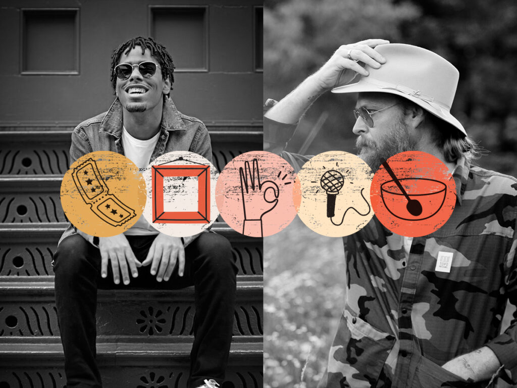 R: Matthew Whitaker. L: M.C. Taylor. Composite image by Ann Salmon.
