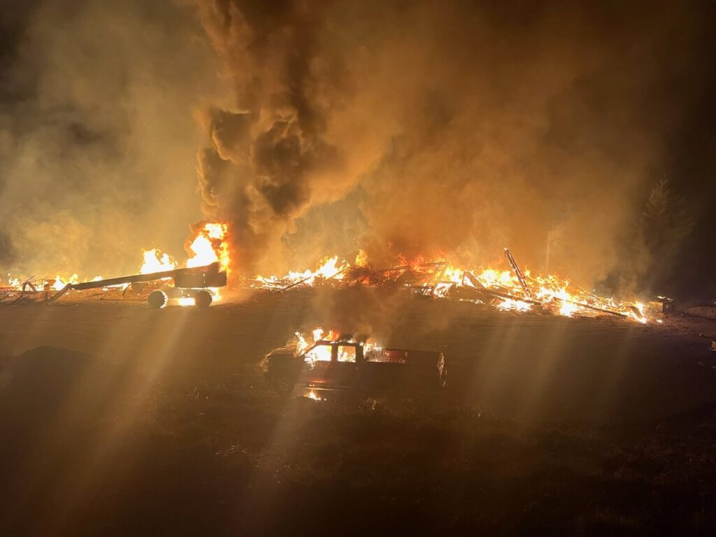 Fire destroys large home under construction in east Clark County