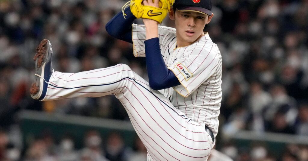 Dodgers announce deal with prized Japanese pitcher Roki Sasaki, who gets $6.5 million signing bonus