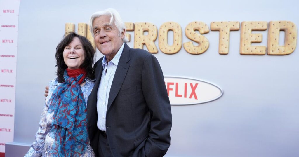 Jay Leno laughs about wife's $847 shoes in dementia update