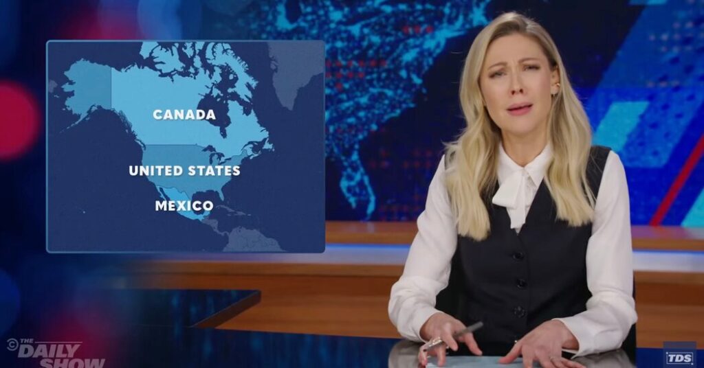 Late Night Jokes Its Way From Canada to the ‘Gulf of America’