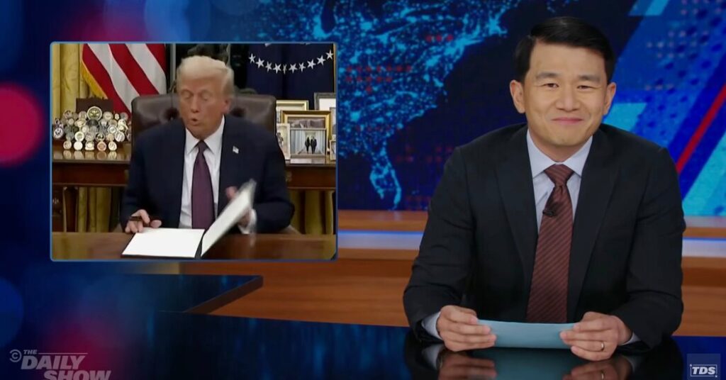Late Night Tries to Keep Up With Trump’s Executive Orders