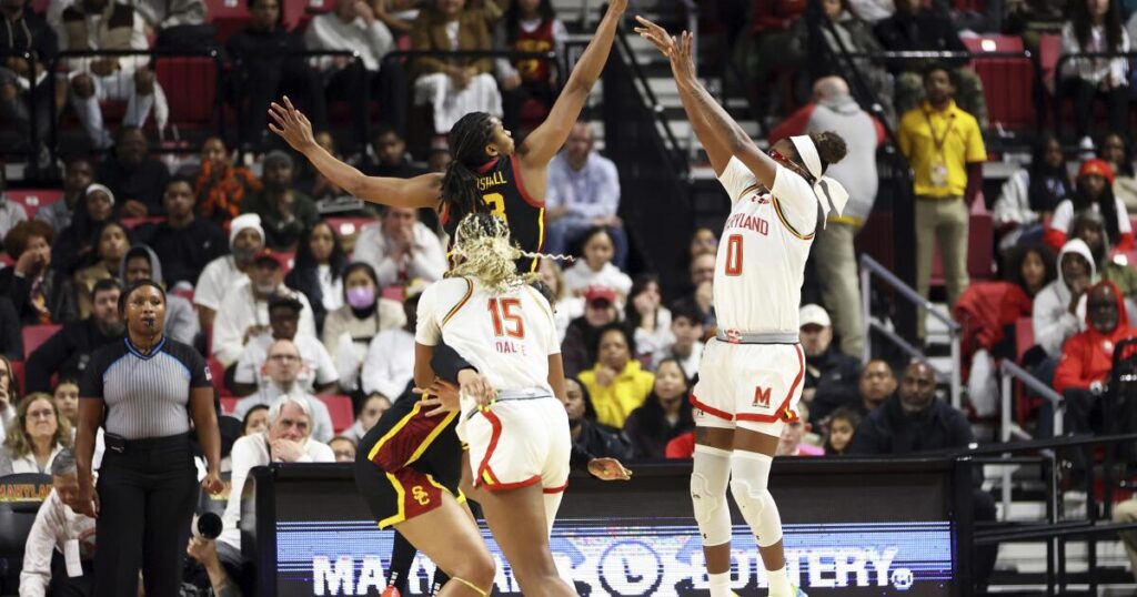 No. 4 USC women rally to defeat No. 8 Maryland