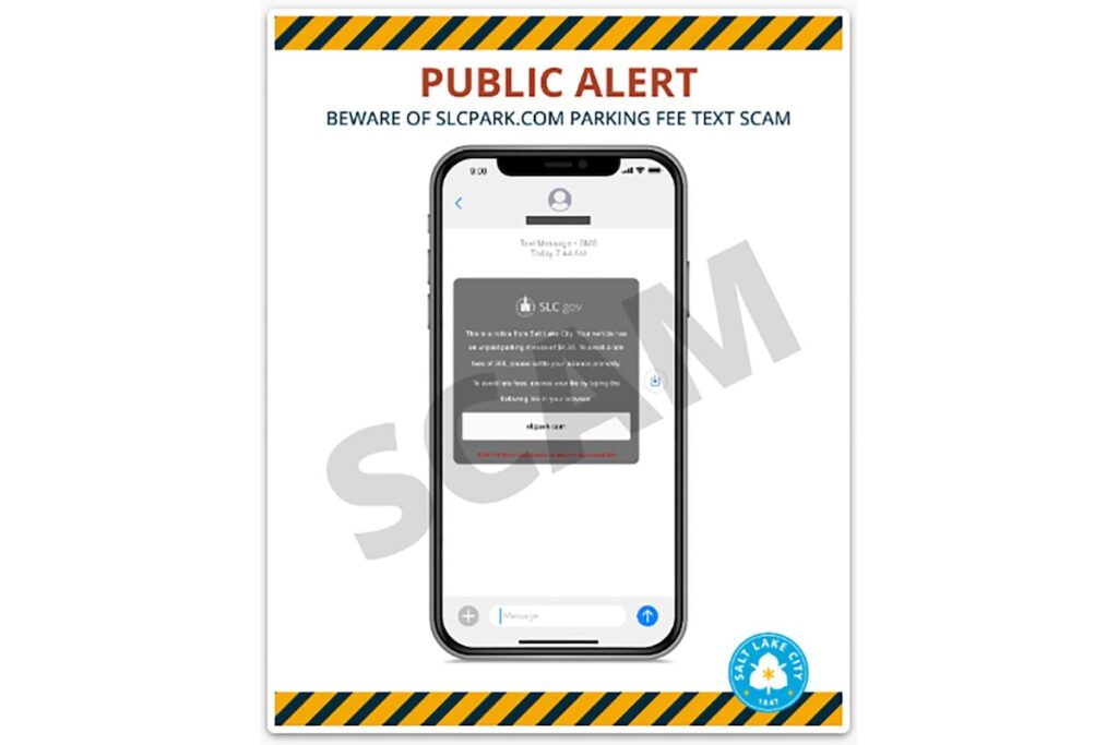 SLC warns against parking ticket scam targeting cellphones