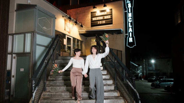 ‘Queerly Beloved’ group wedding at The Sinclair marries 7 couples