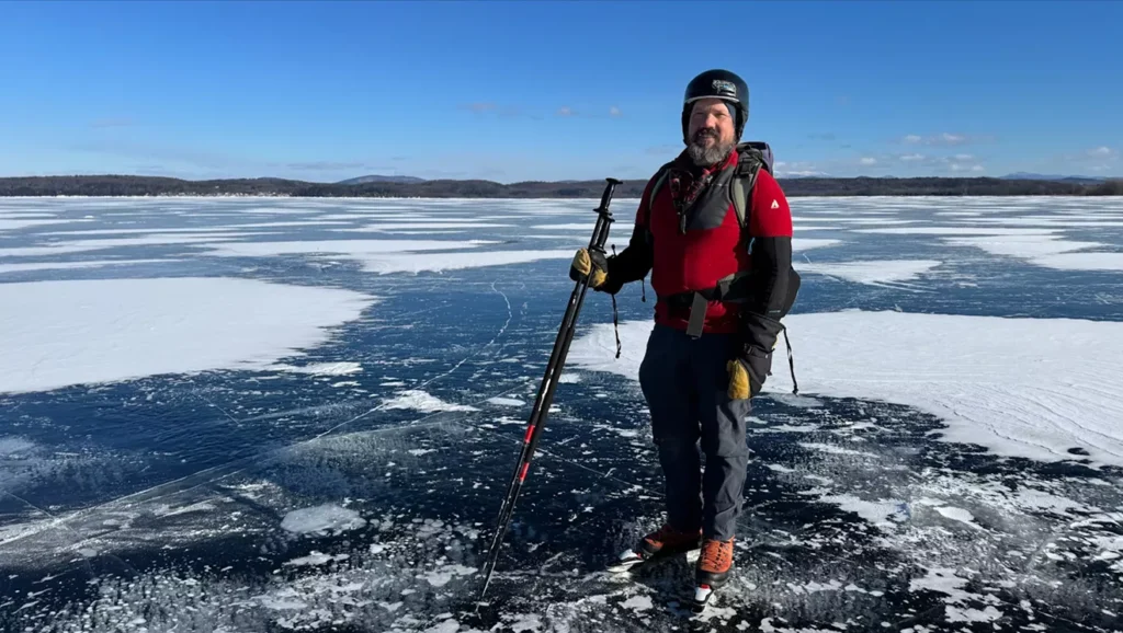 Stuck in Vermont: Wild Ice Skating With Evan Perkins on Lake Champlain | Stuck in Vermont | Seven Days
