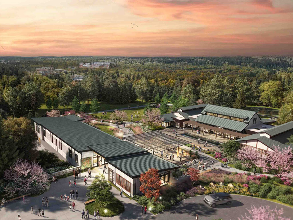 A Duke Gardens renovation rendering. Image courtesy of Duda Paine Architects.