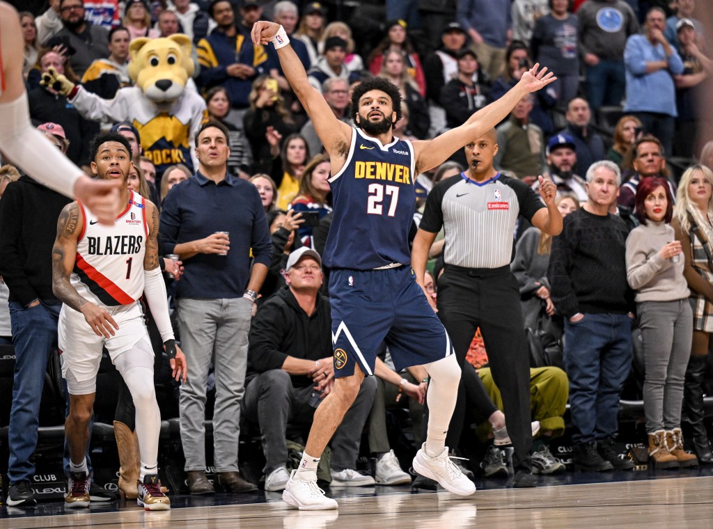 Jamal Murray scores career-high 55 points as Nuggets hold off Blazers