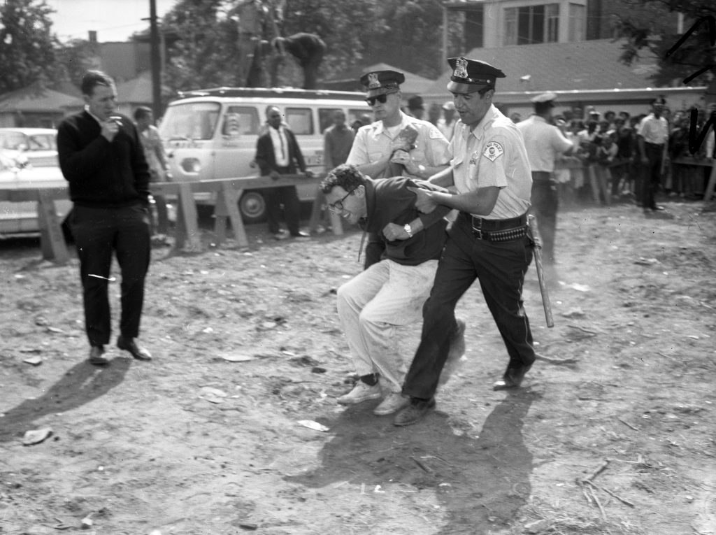 Arrest photo of a young Bernie Sanders emerges
