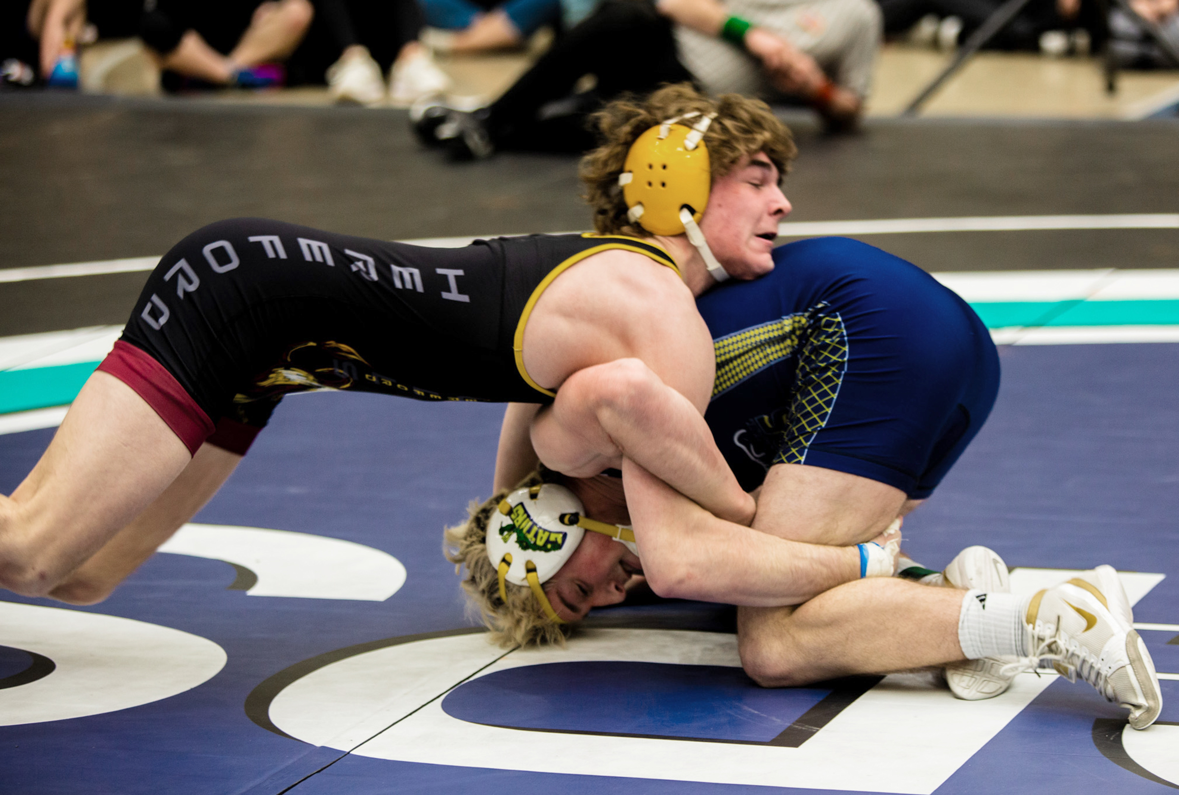 144lbs Justin Kavanagh, Perry Hall, 36-4, Jr. over Andy Burton,...