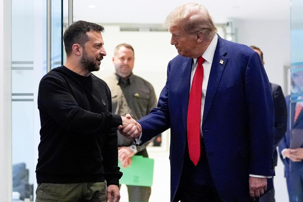 At Trump meeting, Zelenskyy seeks assurances against future Russian aggression
