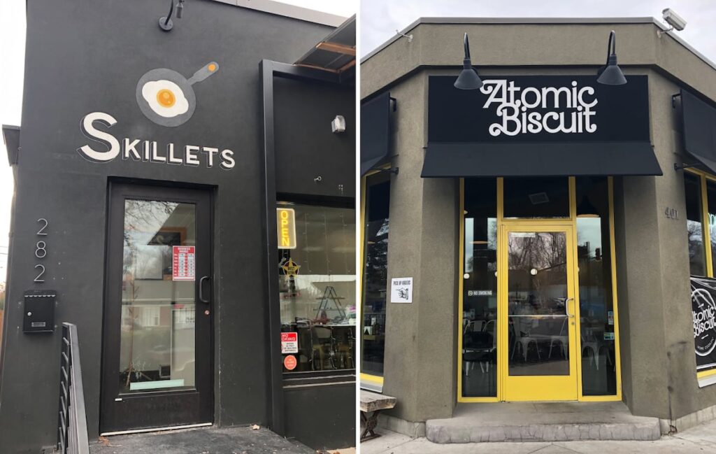 Two new brunch spots, blocks apart in SLC
