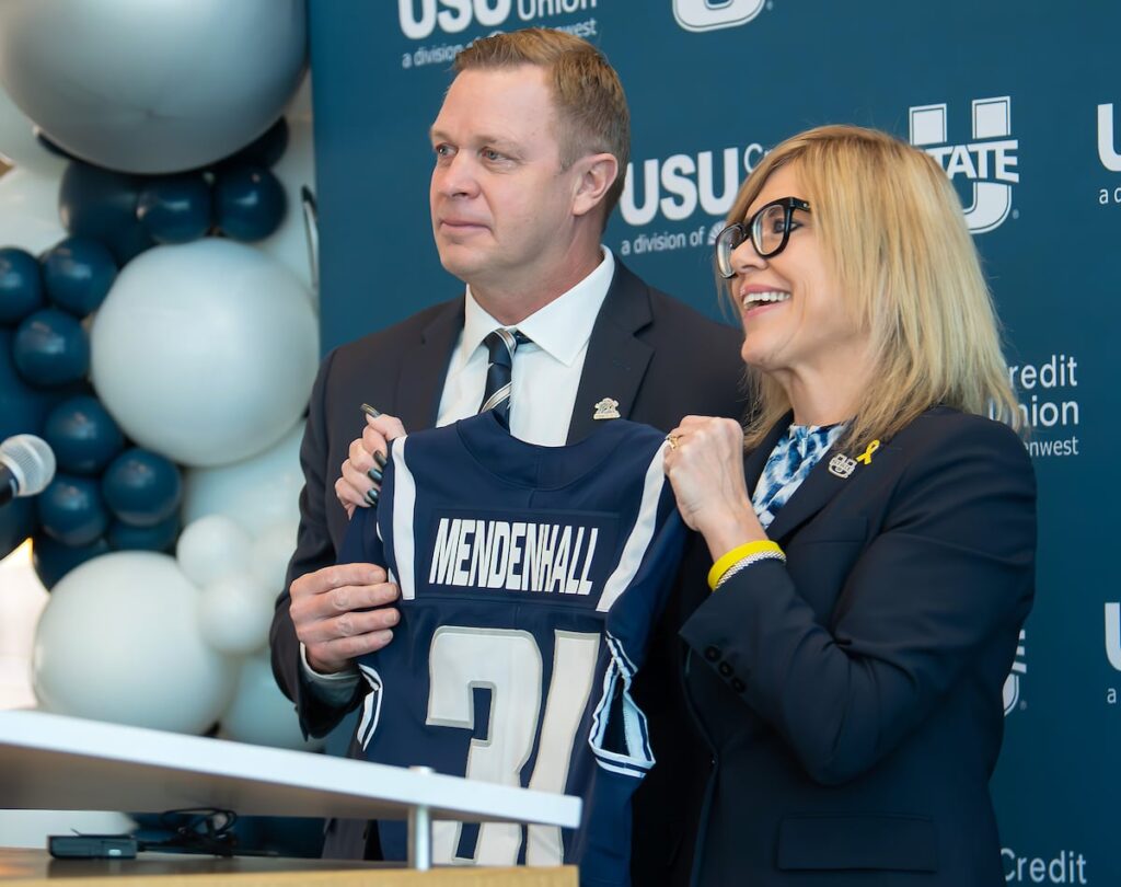 Utah State coach Bronco Mendenhall might cancel Aggie spring football game