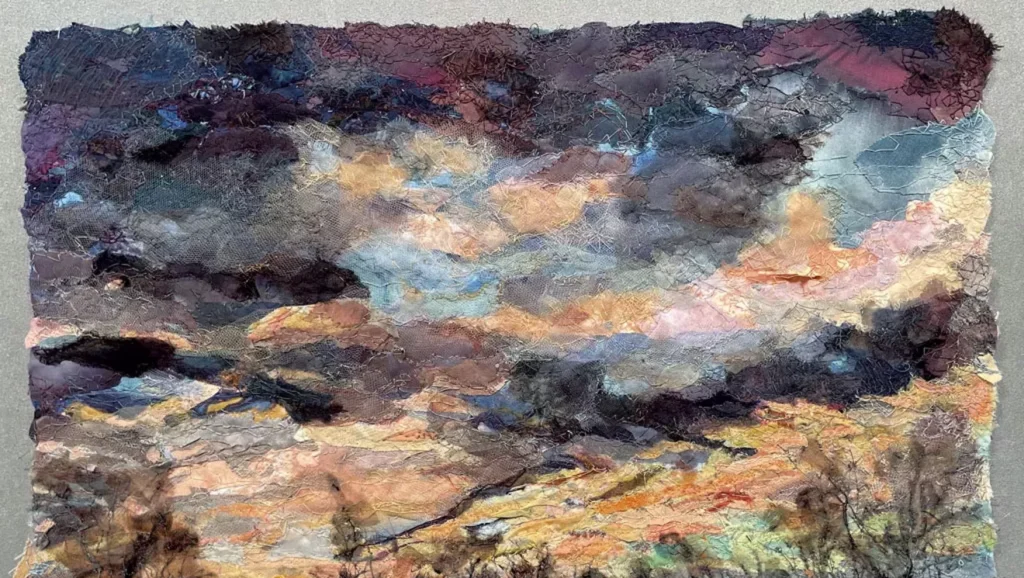 Dianne Shullenberger's Fabric Collages Get Scrappy