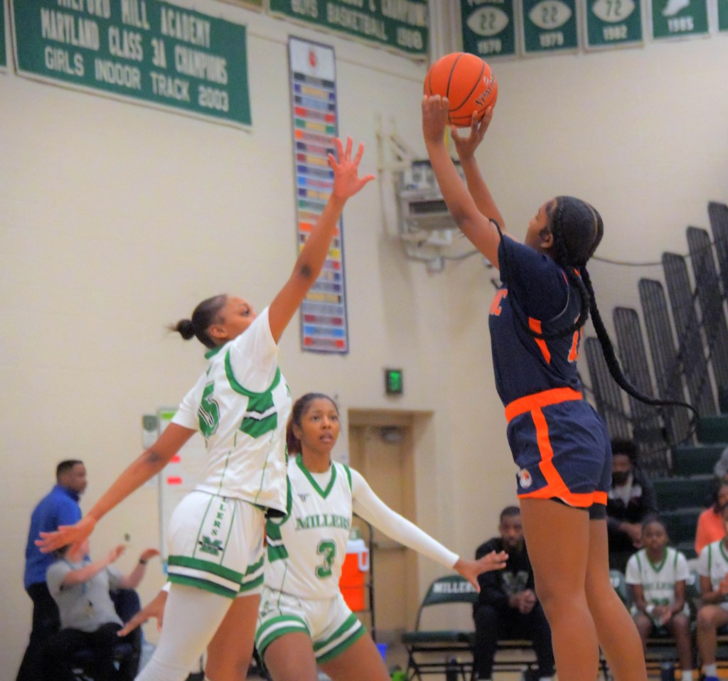 Poly girls basketball holds off Milford Mill, 41-37, in 3A state quarterfinal
