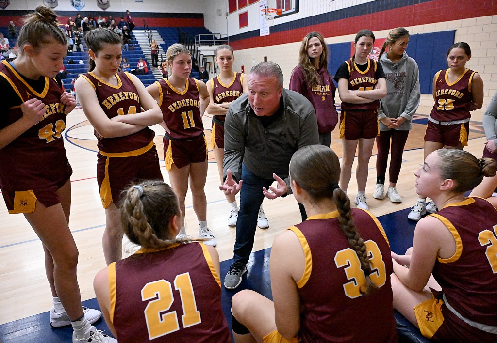 Hereford girls basketball beats Frederick Douglass, 36-29, to advance to Class 2A final