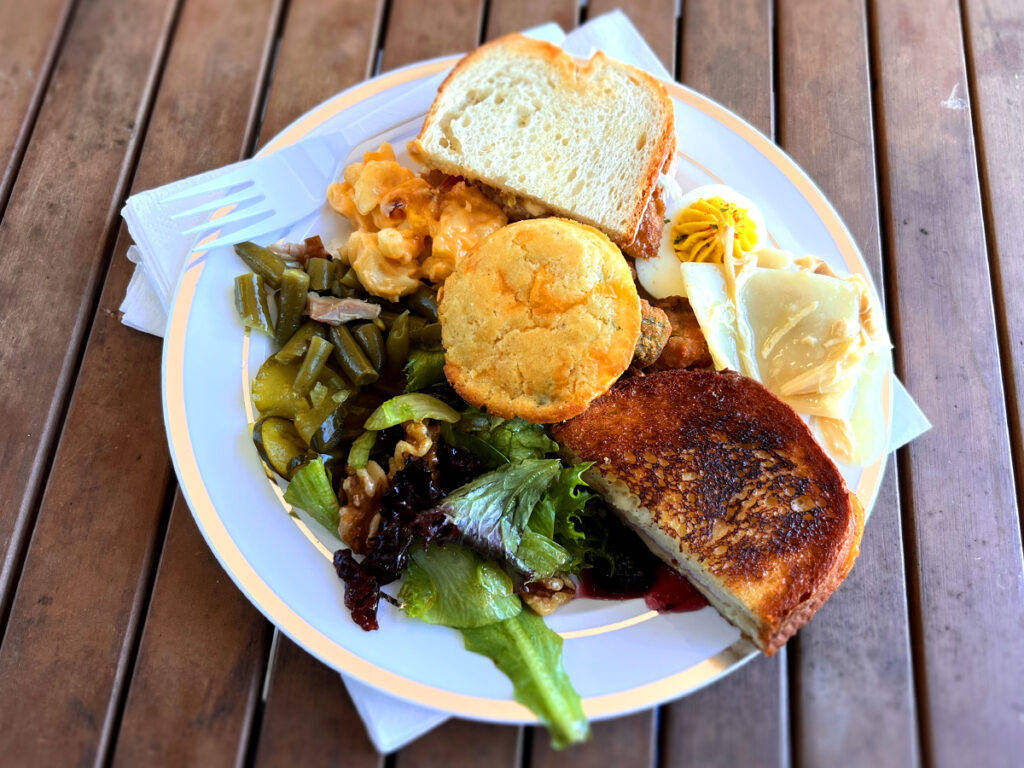 A plate at Tonya's Cafe. Photo by Lena Geller.