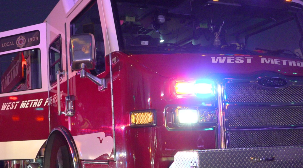 Fire sparks near I-76 in northeastern Colorado amid Red Flag warnings