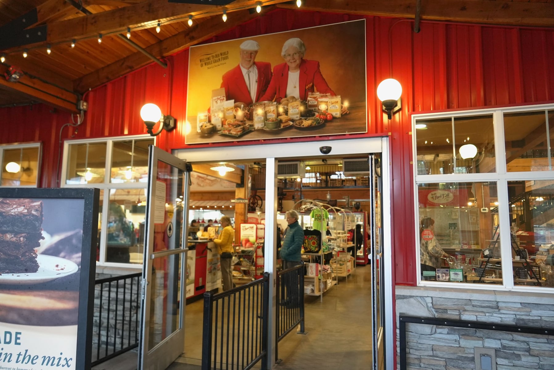 People waited for up to two hours on Saturday, Feb. 8 to visit the Bob's Red Mill store in Milwaukie on the day the company announced it would be closing later this month.