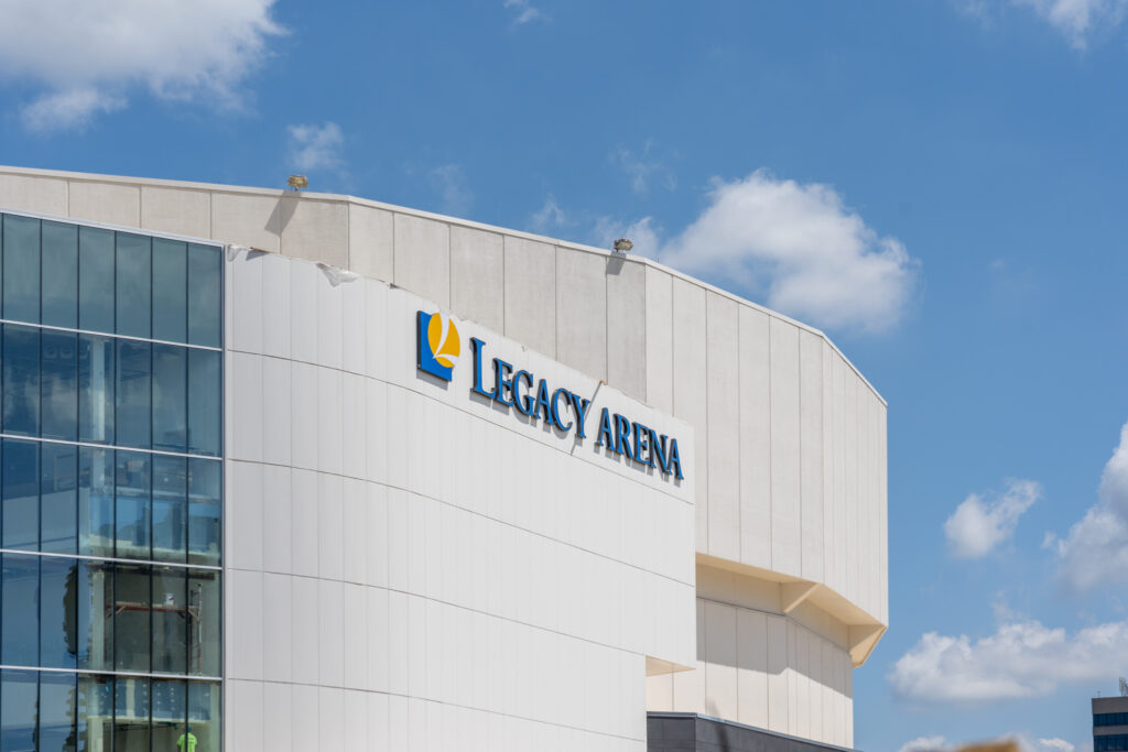 21 weekend events including NCAA Women’s Basketball Regional @ Legacy Arena, March 28-30