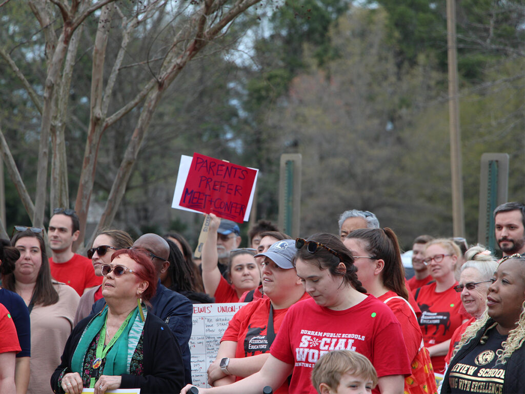 In A Contentious Meeting, Durham Association of Educators Pushes for Meet and Confer Policy