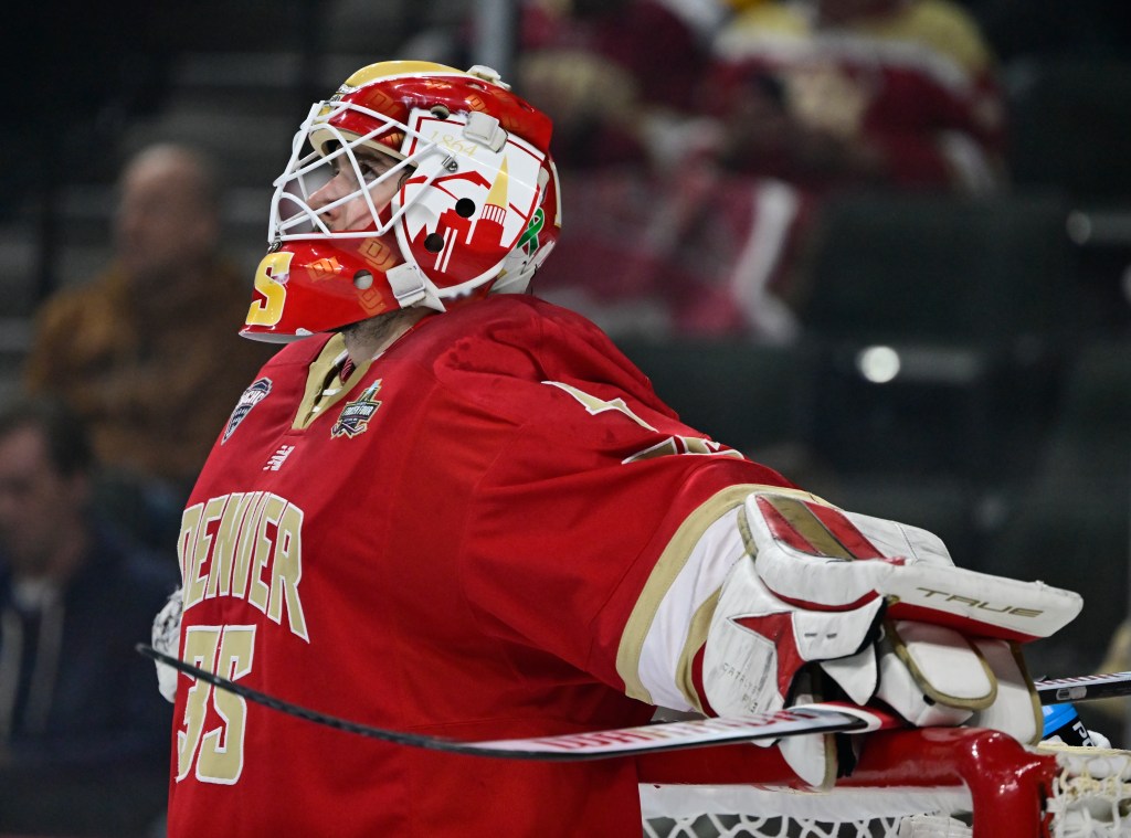 DU Pioneers, Matt Davis top Boston College, return to Frozen Four