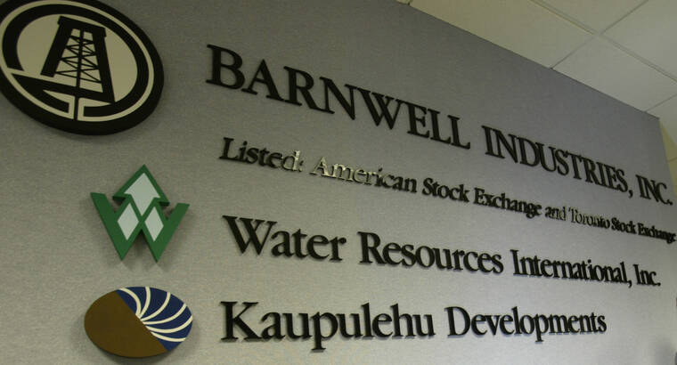 Barnwell sells water drilling subsidiary for $1,050,000