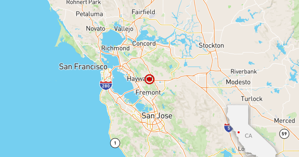 California earthquake: 4.0 quake recorded near Dublin