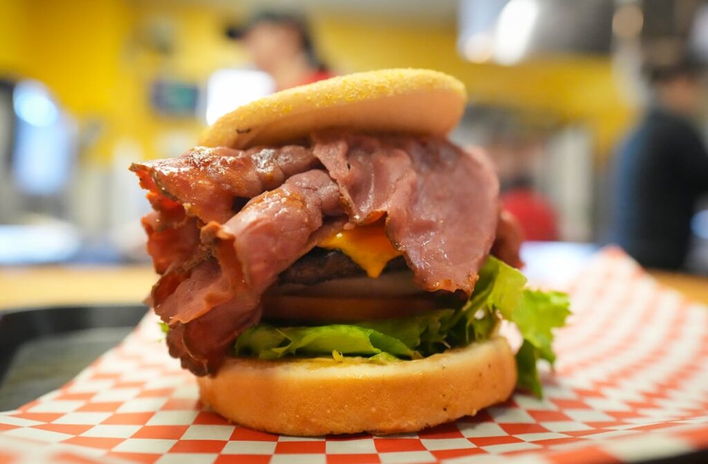 Crown, Astro and Apollo serve pastrami burgers. Where did it come from?