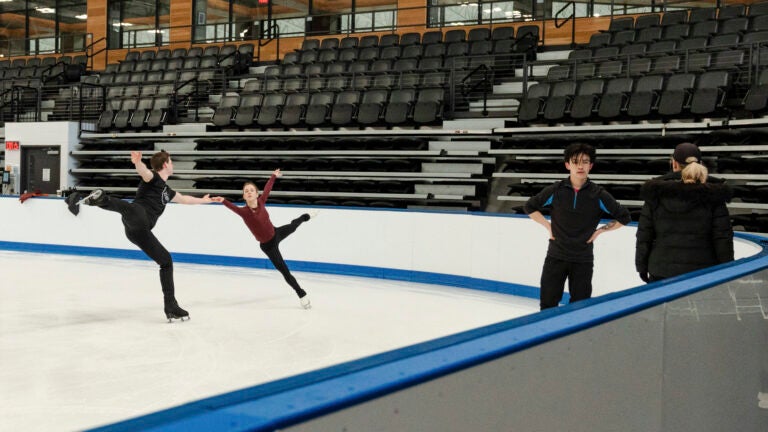 Misha Mitrofanov and Alisa Efimova, who won the pairs title at the 2025 U.S. Championships, will be competing at the World Figure Skating Championships in Boston this week.