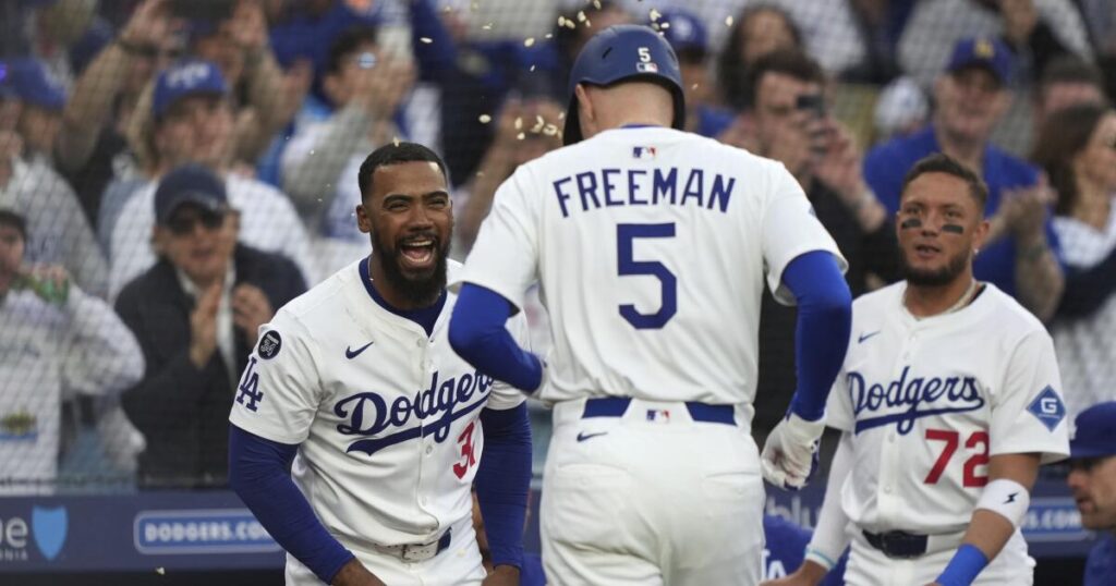 Lineup change pays off for Dodgers as they sweep Tigers to go 5-0