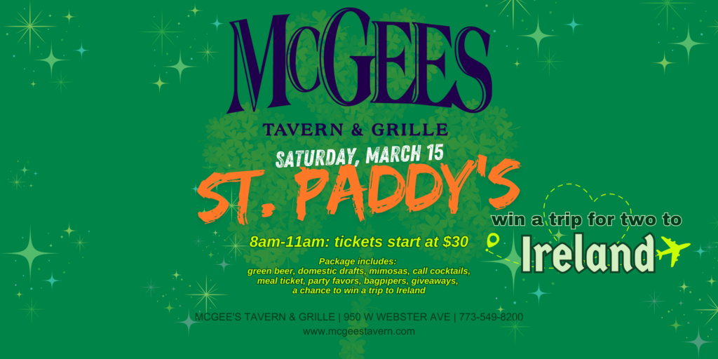 St. Patrick’s Day Chicago at McGee’s | 03/15/2025