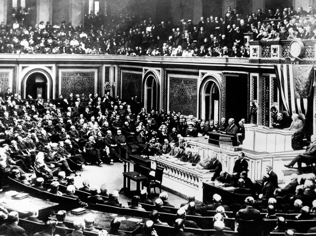April 6, United States enters World War I