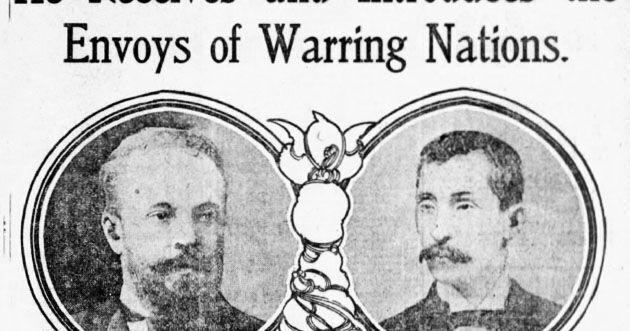 Looking Back: The Russian and Japanese delegations head to Portsmouth | Looking Back