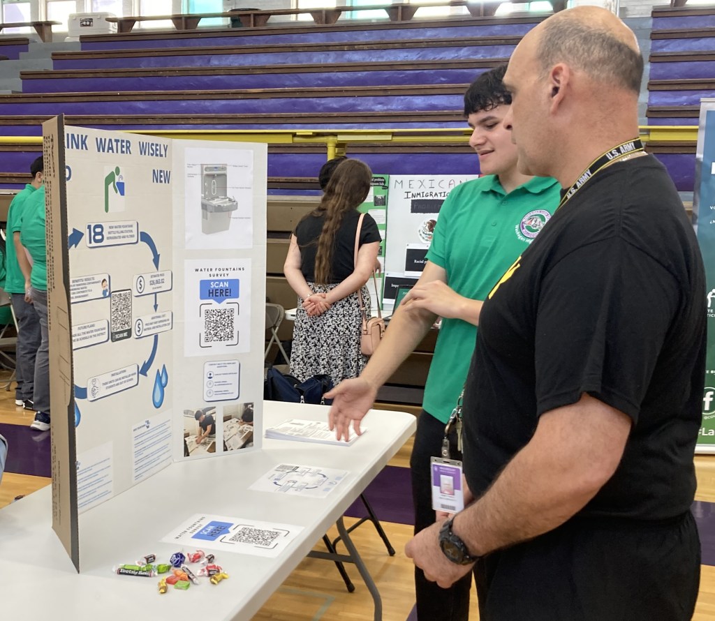 Students try to solve problems through Mikva Challenge