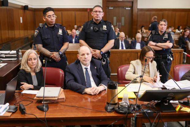 Harvey Weinstein appears in state court in Manhattan for his...