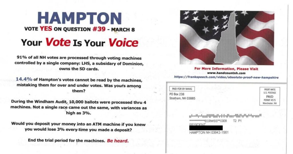 AG warns of illegal mailings as town elections loom