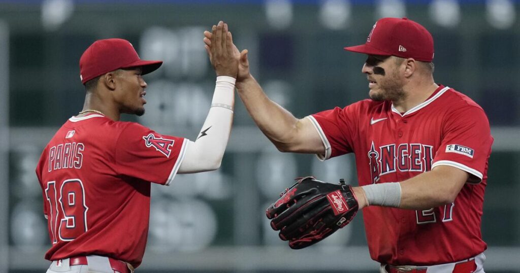 Angels overcome fan interfering with Mike Trout catch, beat Astros