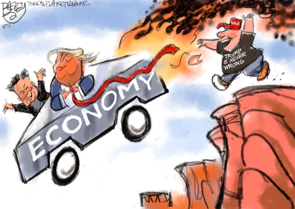 Bagley Cartoon: Clown Car