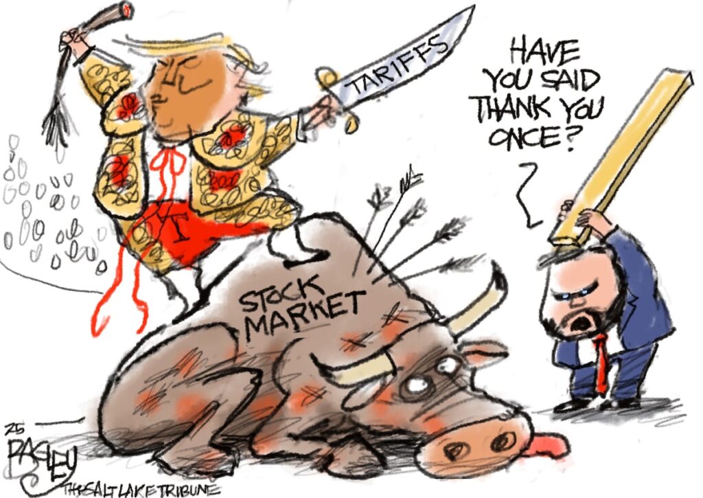 Bagley Cartoon: The Matador