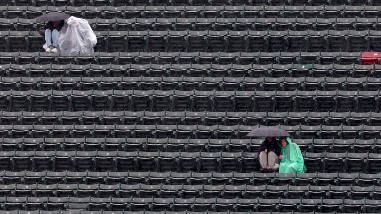 Cardinals vs. Red Sox is postponed by rain and a doubleheader is planned for Sunday